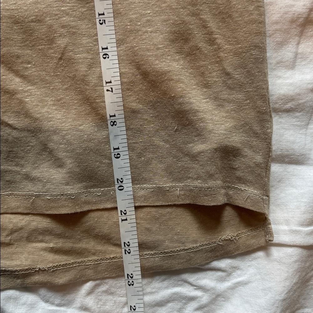 Velvet by Graham & Spencer Casey Linen Crew Neck Tee in - Picture 7 of 8